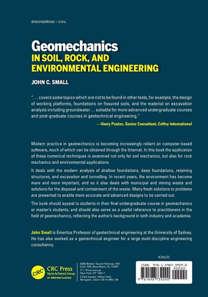 Produktbild: Geomechanics in Soil, Rock, and Environmental Engineering