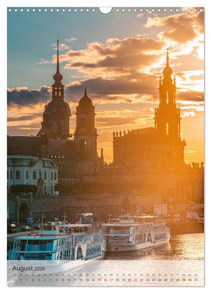 Produktbild: Elbstadt Dresden (Wandkalender 2026 DIN A3 hoch), CALVENDO Monatskalender