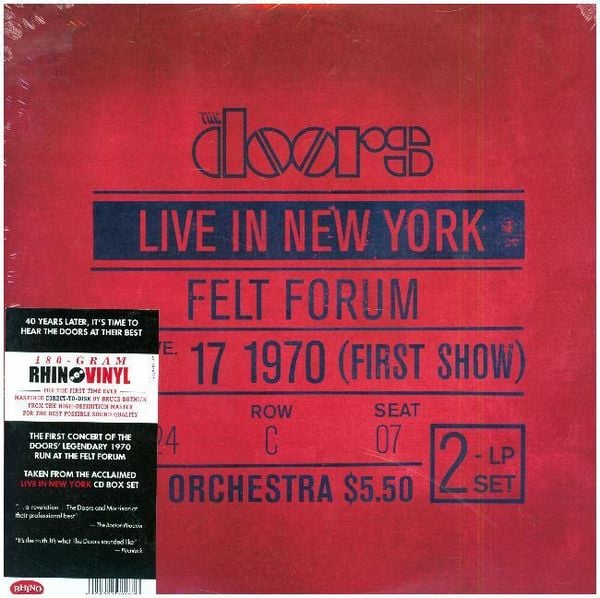 Produktbild: Live In New York, 2 Schallplatten