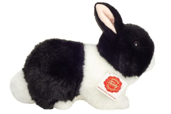 Produktbild: Teddy Hermann 937340 - Hase schwarz-wei&szlig;, Pl&uuml;schtier, 23 cm