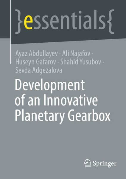 Produktbild: Development of an Innovative Planetary Gearbox
