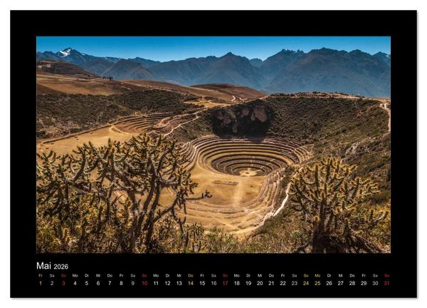 Produktbild: Peru, die Inkas und ihre Ahnen (hochwertiger Premium Wandkalender 2026 DIN A2 quer), Kunstdruck in Hochglanz