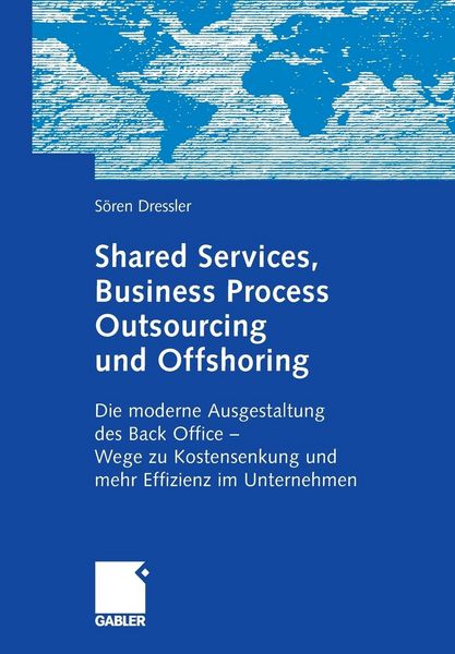 Produktbild: Shared Services, Business Process Outsourcing und Offshoring