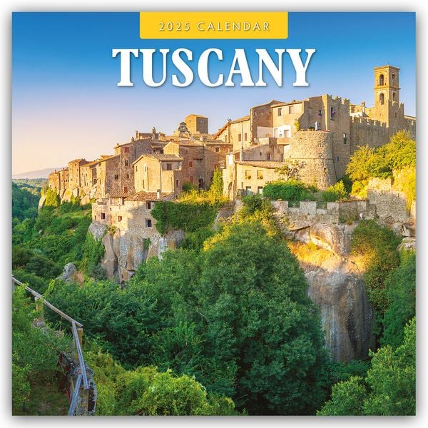 Tuscany – Toskana 2025 – 16-Monatskalender