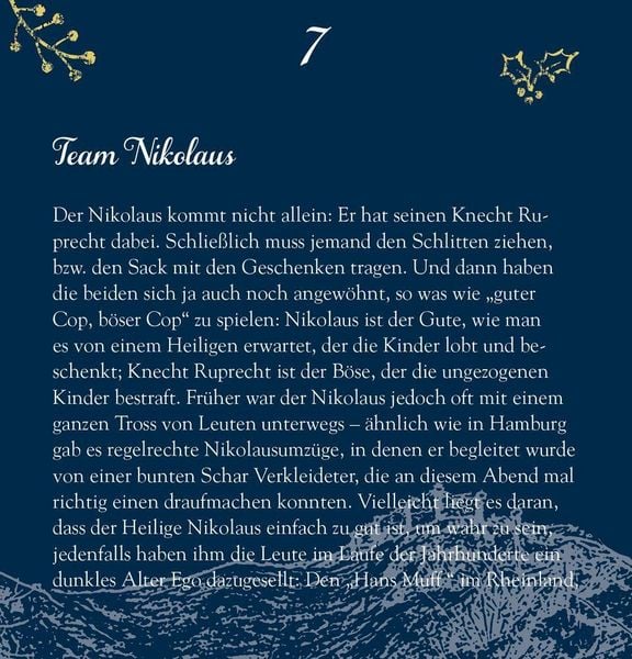 Produktbild: Zettel-Adventskalender &ndash; Magie und Mythos der Winter-Weihnacht