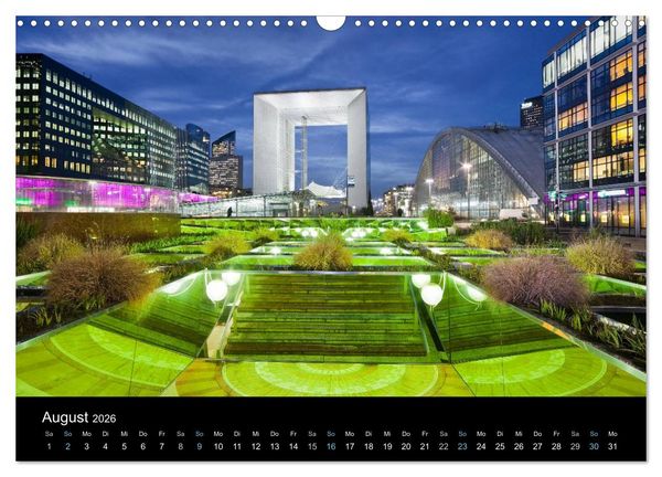Produktbild: Paris bei Nacht 2026 (Wandkalender 2026 DIN A3 quer), CALVENDO Monatskalender