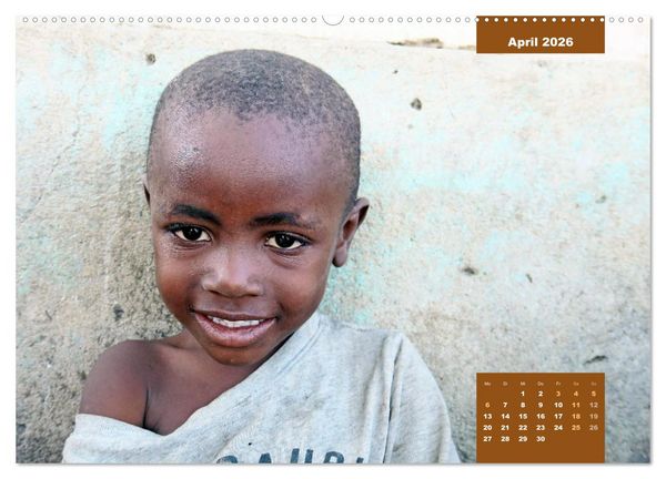 Produktbild: Kinderportr&auml;ts aus Afrika (Wandkalender 2026 DIN A2 quer), CALVENDO Monatskalender