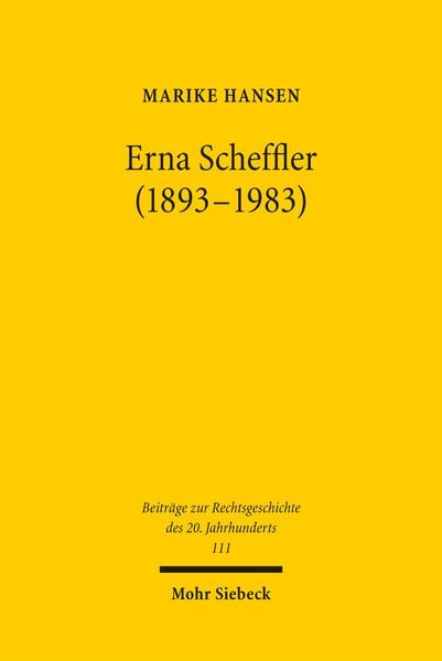 Produktbild: Erna Scheffler (1893-1983)