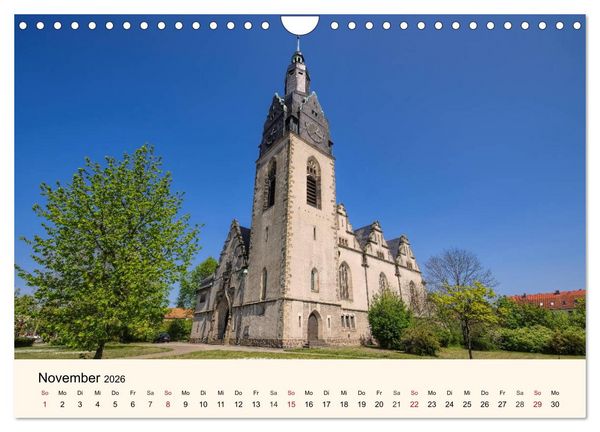 Produktbild: Lutherstadt Wittenberg - Stadt der Reformation (Wandkalender 2026 DIN A4 quer), CALVENDO Monatskalender
