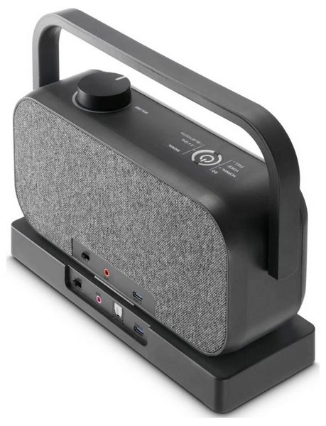 Produktbild: Hama TV-Lautsprecher AUX, USB Schwarz, Grau