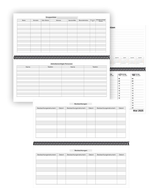 KiTa - Tischkalender 2025/26