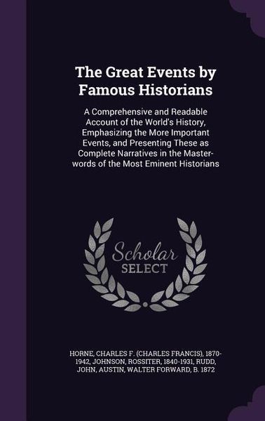Produktbild: The Great Events by Famous Historians
