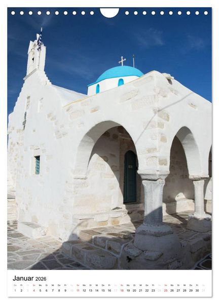 Produktbild: Liebenswertes Paros, Insel der Kykladen (Wandkalender 2026 DIN A4 hoch), CALVENDO Monatskalender