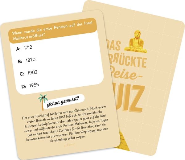 Produktbild: Das verr&uuml;ckte Reise-Quiz