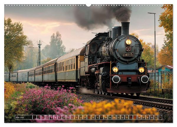 Produktbild: Stahlgiganten unter Dampf (hochwertiger Premium Wandkalender 2026 DIN A2 quer), Kunstdruck in Hochglanz