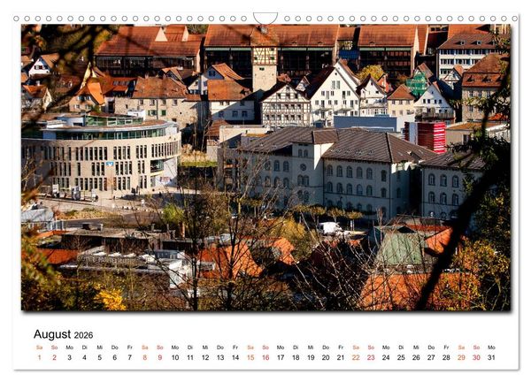 Produktbild: Aus der Ferne: Schw&auml;bisch Hall 2026 (Wandkalender 2026 DIN A3 quer), CALVENDO Monatskalender