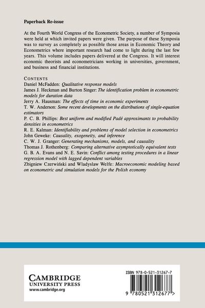 Produktbild: Advances in Econometrics