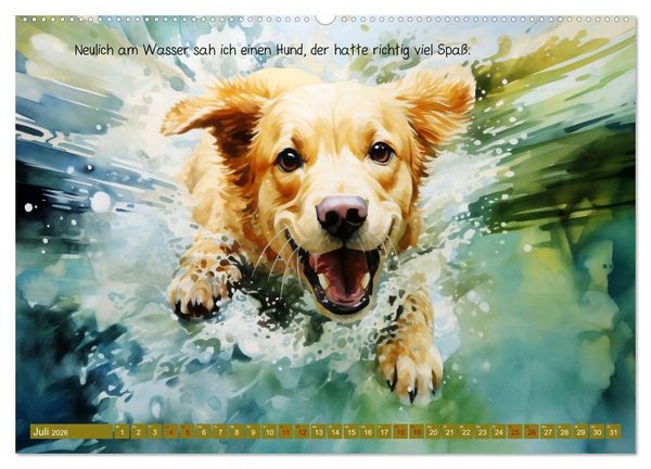 Produktbild: Neulich am Wasser (hochwertiger Premium Wandkalender 2026 DIN A2 quer), Kunstdruck in Hochglanz