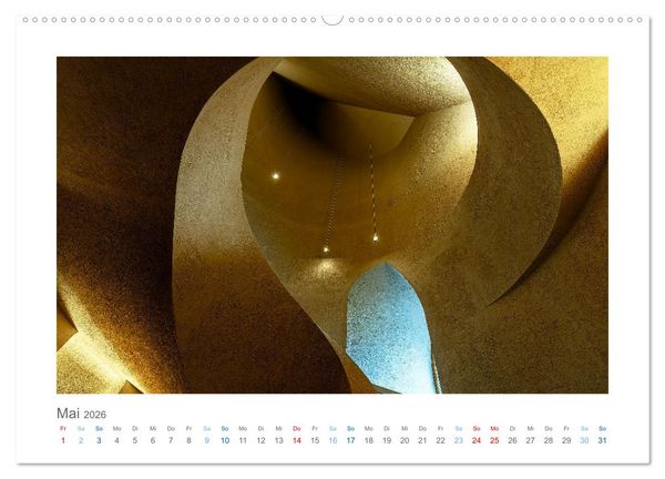 Produktbild: Architektonische Details aus Europa (hochwertiger Premium Wandkalender 2026 DIN A2 quer), Kunstdruck in Hochglanz