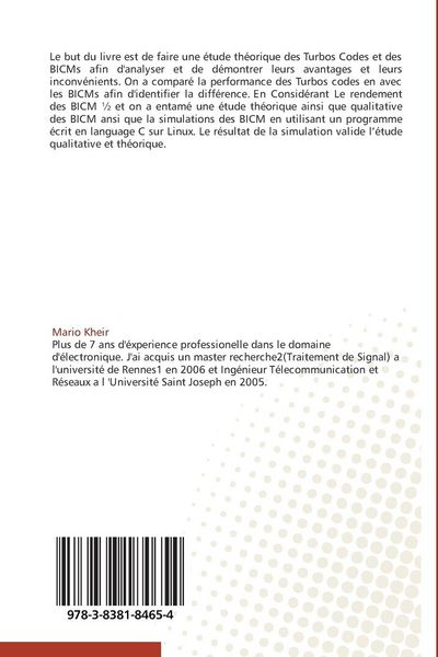 Produktbild: Turbo Codes et BICMs