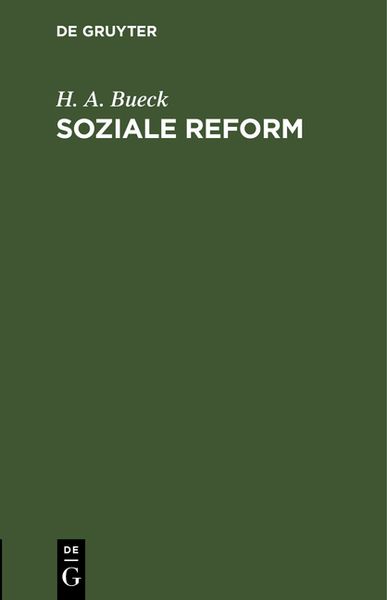 Produktbild: Soziale Reform