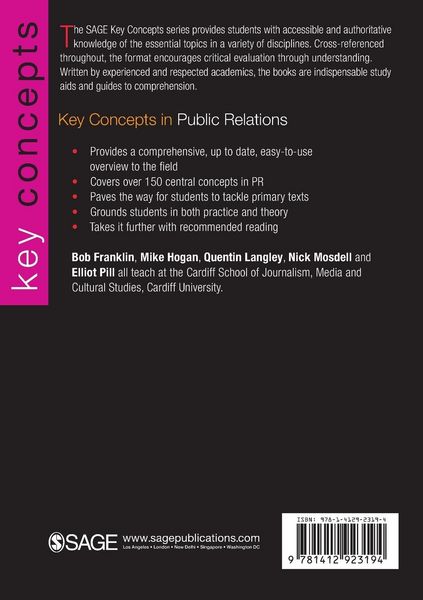 Produktbild: Key Concepts in Public Relations