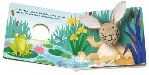 Produktbild: Mein liebstes Fingerpuppenbuch: Hallo, kleiner Hase!