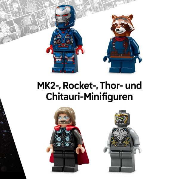 Produktbild: LEGO ǀ Marvel 76322 Avengers: Endgame Thor vs. Chitaur, Spielzeug