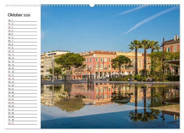 Produktbild: NIZZA Idyllische Impressionen (Wandkalender 2026 DIN A2 quer), CALVENDO Monatskalender