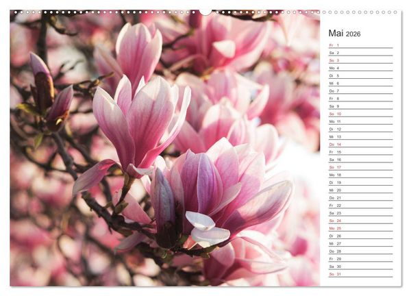 Produktbild: Blumenfreude Terminkalender (Wandkalender 2026 DIN A2 quer), CALVENDO Monatskalender