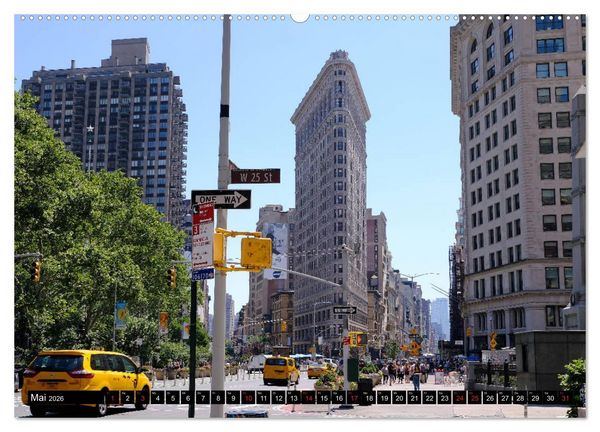 Produktbild: New York - 4 Tage unterwegs im Big Apple (hochwertiger Premium Wandkalender 2026 DIN A2 quer), Kunstdruck in Hochglanz