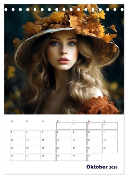 Produktbild: Die lebhafte Jahreszeiten! (Tischkalender 2026 DIN A5 hoch), CALVENDO Monatskalender