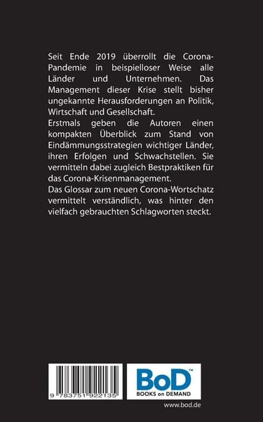 Produktbild: Corona-Krisenmanagement
