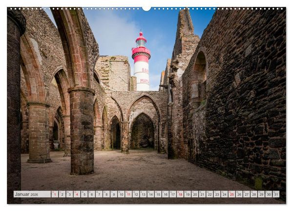 Produktbild: Wilde Bretagne (Wandkalender 2026 DIN A2 quer), CALVENDO Monatskalender
