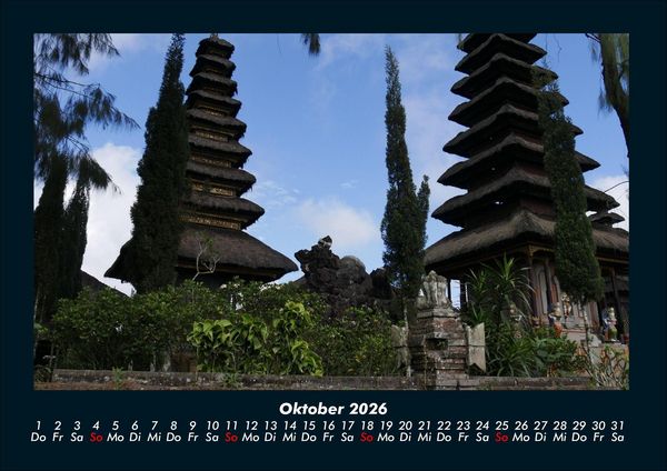 Produktbild: Indonesien 2026 Fotokalender DIN A4