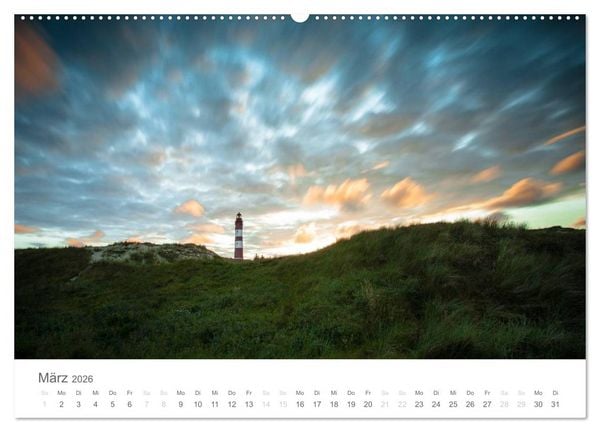 Produktbild: Amrum - Nordseeinsel im Wechsel der Gezeiten (hochwertiger Premium Wandkalender 2026 DIN A2 quer), Kunstdruck in Hochglanz
