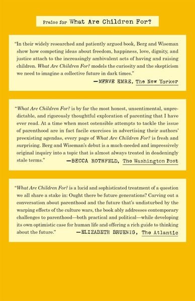 Produktbild: What Are Children For?