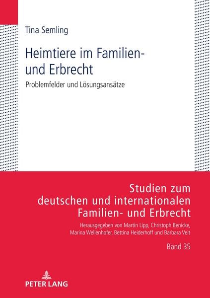 Produktbild: Heimtiere im Familien- und Erbrecht