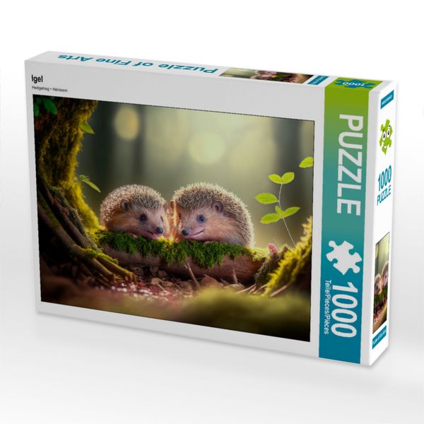 Produktbild: CALVENDO Puzzle Igel | 1000 Teile Lege-Gr&ouml;&szlig;e 64x48cm Foto-Puzzle f&uuml;r gl&uuml;ckliche Stunden