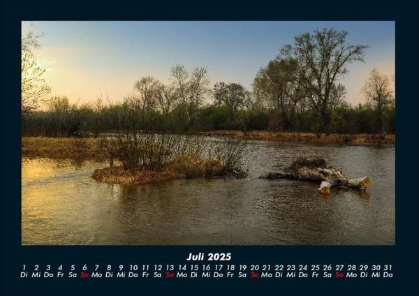 Produktbild: Landschaftskalender 2025 Fotokalender DIN A4
