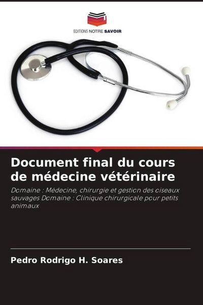 Produktbild: Document final du cours de m&eacute;decine v&eacute;t&eacute;rinaire