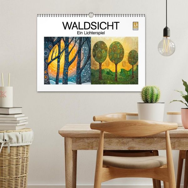 Produktbild: Waldsicht - Ein Lichterspiel (Wandkalender 2027 DIN A3 quer), CALVENDO Monatskalender