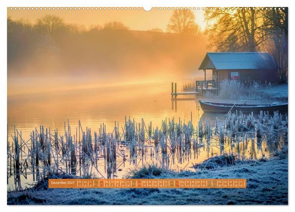 Produktbild: Malerische Seenlandschaft (hochwertiger Premium Wandkalender 2027 DIN A2 quer), Kunstdruck in Hochglanz