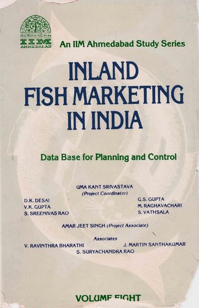 Produktbild: Inland Fish Marketing In India (Data Base For Planning And Control)