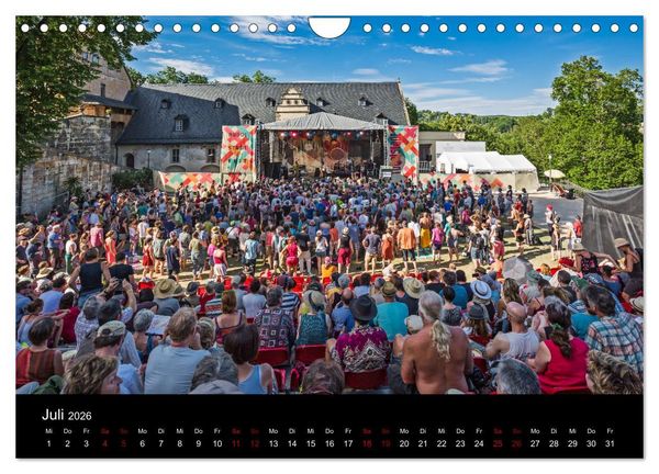 Produktbild: Rudolstadt bei Tag und Nacht (Wandkalender 2026 DIN A4 quer), CALVENDO Monatskalender
