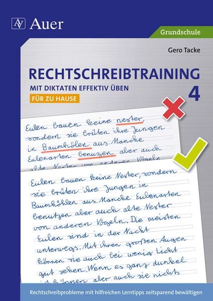 Produktbild: Rechtschreibtraining: Mit Diktaten effektiv &uuml;ben 4