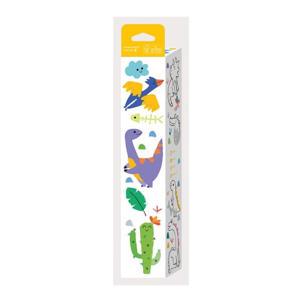 Produktbild: HAKUYOKA Wachsmalkreiden-Set Dino
