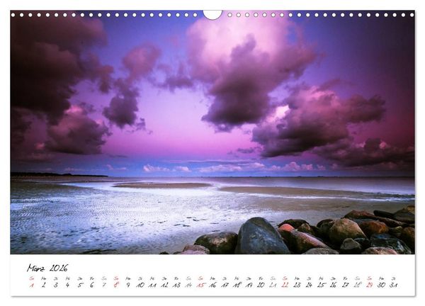 Produktbild: F&ouml;hrweh - Stimmungsvolle Nordsee Bilder (Wandkalender 2026 DIN A3 quer), CALVENDO Monatskalender
