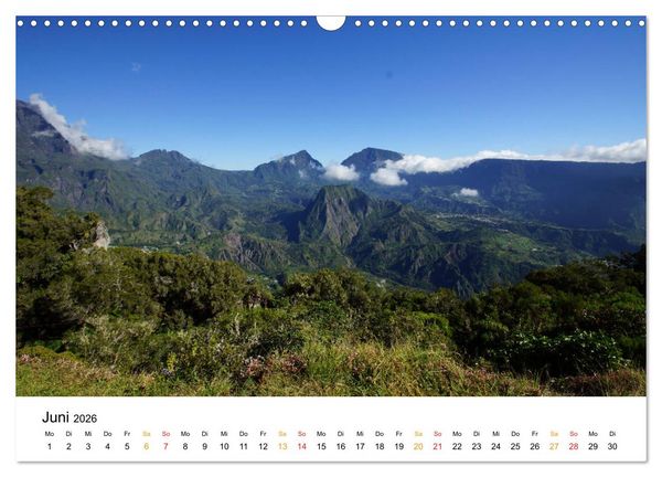 Produktbild: La R&eacute;union - Auf der Insel der Gef&uuml;hle (Wandkalender 2026 DIN A3 quer), CALVENDO Monatskalender