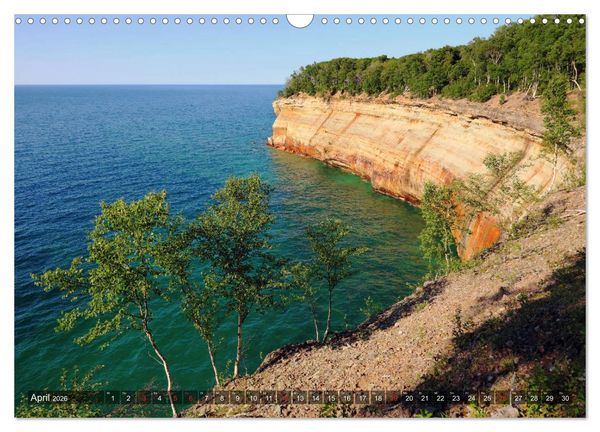 Produktbild: Great Lakes - Die gro&szlig;en Seen (Wandkalender 2026 DIN A3 quer), CALVENDO Monatskalender